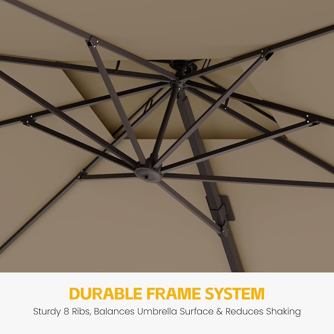 10x13 FT Patio Cantilever Umbrella - Image 8