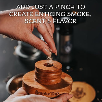 SmokeTop 4oz Bag - Cocktail Smoker Chips for Old Fashioned Cocktails, Whiskey, & Bourbon - by Middleton Mixology Made in The USA (800 uses) (Mesquite)
