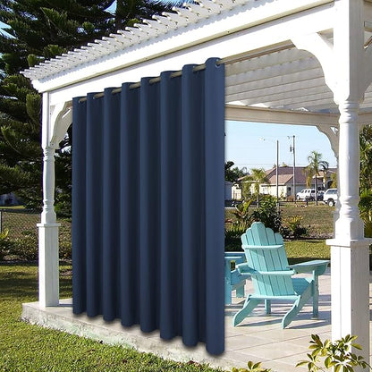 BONZER Outdoor Curtains for Patio Waterproof Thick Privacy | Wide Light - Image 7