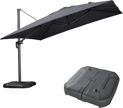 PURPLE LEAF Patio 11.5' x 11.5' Telescopic Umbrella by PURPLELEAF