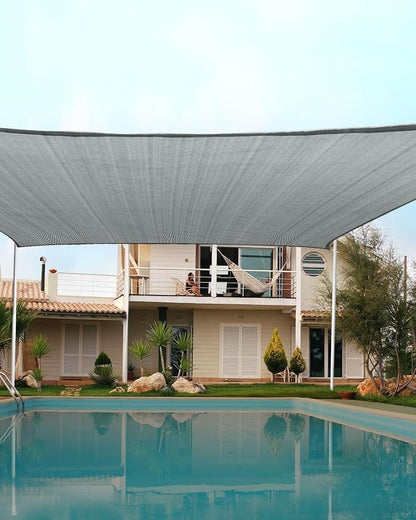 Quictent 100% Waterproof Sun Shade Sail Canopy 185G Polyester Fabric Shade Cloth by QUICTENT