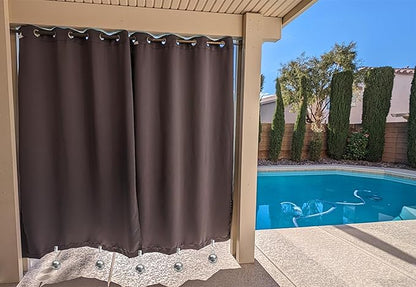 12 Pack Curtain Weights for Outdoor and Indoor, Stainless Steel Weight Clip for Drapery, Pergola, Patio, Gazebo, Cabana