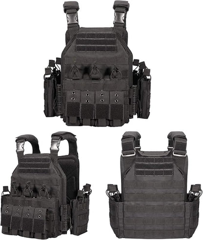 YAKEDA Quick Release Tactical Outdoor Vest for Adult
