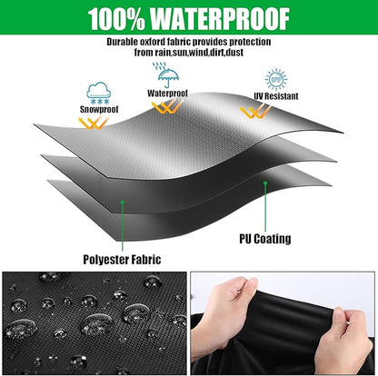 Outdoor Table Cover 42 Inch,Waterproof Patio Prep Table Covers, Outdoor Rectangle Bar Table Cover for Outdoor Furniture - 42 x 22 x 35 Inch