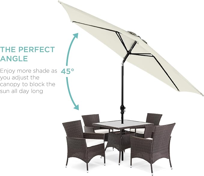 Best Choice Products 10ft Outdoor Patio Umbrella, Outdoor Table Umbrella - Image 2