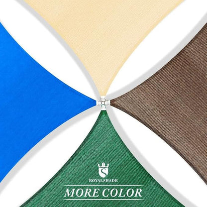Royal Shade 21' x 24' Brown Rectangle Square Sun Shade Sail Order to Make - Image 9
