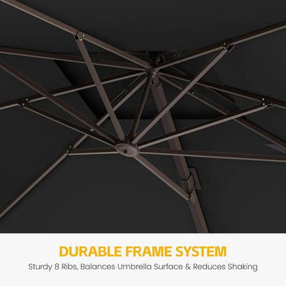 10x10 FT Patio Cantilever Umbrella - Image 5