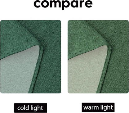 Artoid Mode Forest Green Table Runner, Seasonal Christmas Spring Washable Kitchen Dining Table Decoration for Home Party Decor 13x90 Inch
