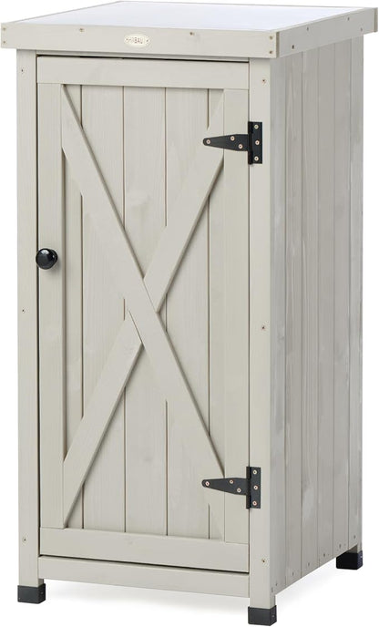 Outdoor Storage Cabinet for Patio, Garden Potting Bench Table by HABAU