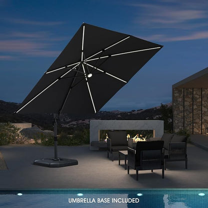 PURPLE LEAF Cantilever Umbrella - Image 2