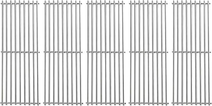 17-3/8” Stainless Steel 5 Grid Grates for Broil King Baron 540,590 590-S,Huntington 6133-84, 6133-87 6130-54, 6130-57 Broil-Mate 7130-64, 7133-64 Sterling 5130-54, 5130-64 Gas Grill