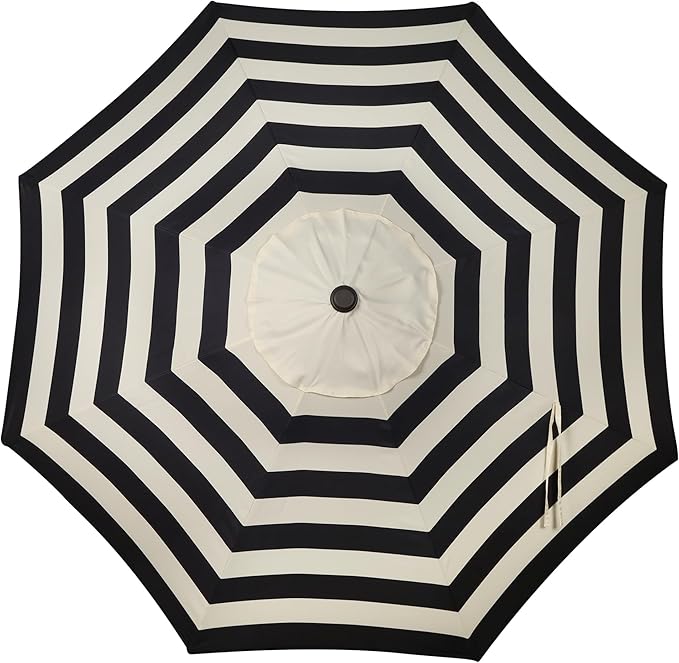 9' Outdoor Patio Umbrella, Outdoor Table Umbrella, Yard Umbrella, Market - Image 5