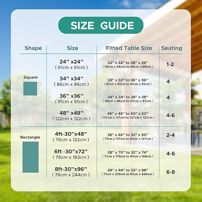 LUSHVIDA 6 Packs Vinyl Tablecloths with Flannel Backing for 6ft Rectangle Folding Table Cloths - Waterproof Plastic Picnic Table Covers with Elastic Corners, 30x72 inch, Navy Blue