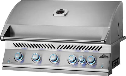 Napoleon Built-In 700 Series 38-inch Natural Gas Grill Head with Infrared Rear Burner - BIG38RBNSS-1-5 Main Burners, Infrared Rear Burner, Stainless Steel, Included Rotisserie Kit