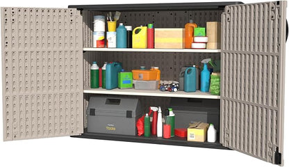Patiowell Shelf of 26/50 Cu Ft Outdoor Storage Cabinet, 2 Shelves, Waterproof - Image 3