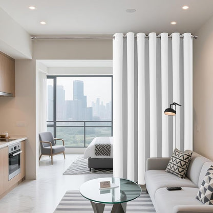 Joydeco Blackout Patio Sliding Door Curtains, Privacy Room Divider Curtains | - Image 2