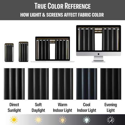 DIVA EN CAMINO DEC Outdoor Patio Curtain Waterproof Darkening Thermal Insulated - Image 6