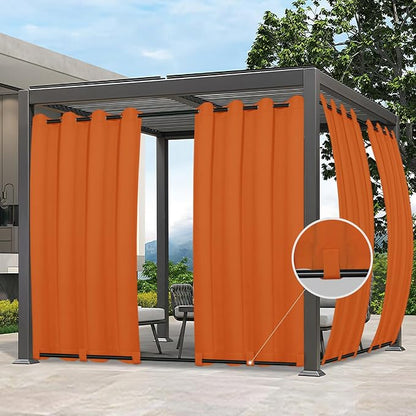 Easy-Going Outdoor Curtains for Patio 1 Panel, 54x96 inch, Weatherproof Privacy by Easy-Going