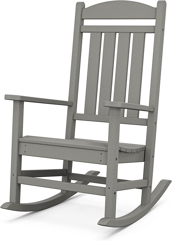 POLYWOOD Presidential Rocking Chair in Slate Grey by POLYWOOD