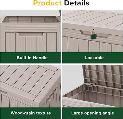 ROJIK Outdoor Storage Housing Deck Box - Image 3