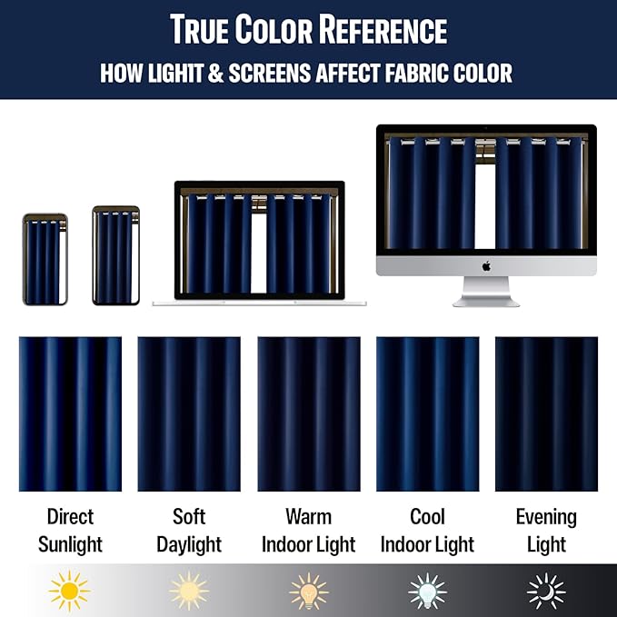 Outdoor Indoor Curtains W84 x L108 - Image 6