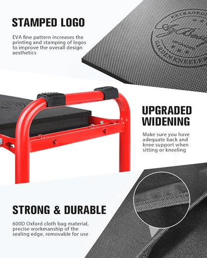 AZBESTPRO Garden Kneeler and Seat Heavy Duty, Upgraded Foldable Gardening Stool - Image 5