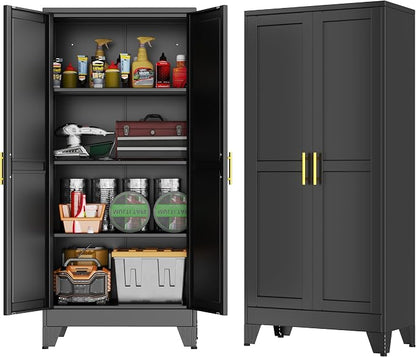GAIOUS 61''Tall Metal Garage Storage Cabinet, File Cabinet by GAIOUS