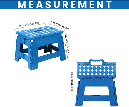 Utopia Home Folding Step Stool 9 Inch, built-in handle, and 300 lbs support - Image 4
