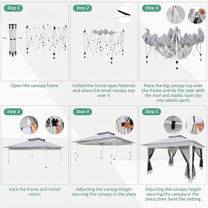 COBIZI 12x12 Pop Up Gazebos On Clearance - Image 7
