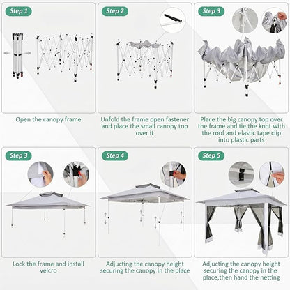COBIZI 12x12 Pop Up Gazebos On Clearance - Image 7