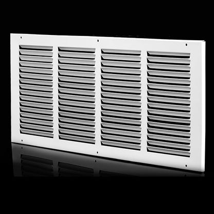 Air Return Vent Cover 20x8 (Duct Opening Size), Cold Air Return Vent Cover, Flat Return Air Grilles, AC Vent Cover, Outer Dimensions:21.75"W x 9.75"H (20"Wx8"H, Duct Opening)