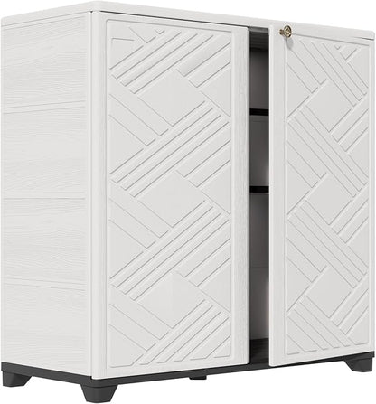 HOMSPARK Indoor/Outdoor Storage Cabinet by HOMSPARK