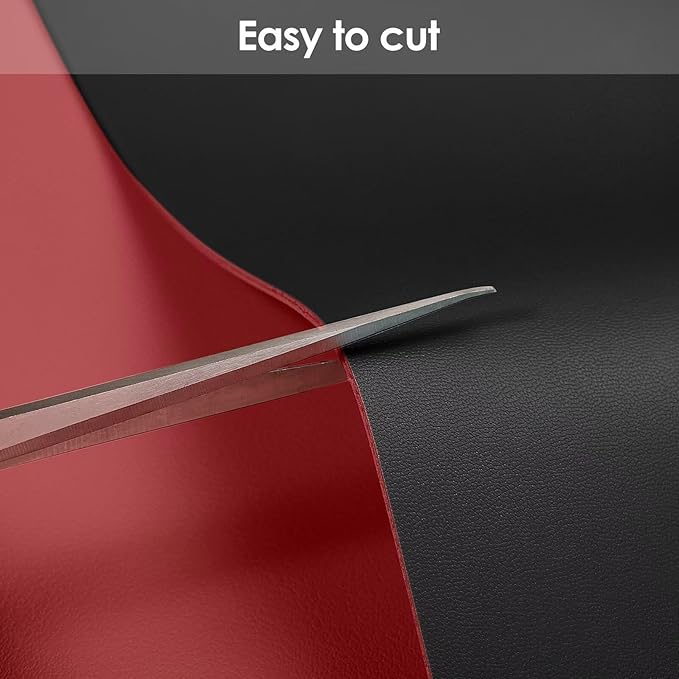 Table Pad for Dining Room Table - Can Be Used On Both Sides Waterproof and Easy to Clean Good Flatness Used for Dining Table(Black+Wine Red 44x72)