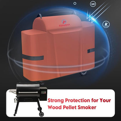 Comnova Grill Cover for Traeger Ironwood 885 - Heavy Duty, Waterproof, Premium Pellet BBQ Cover Accessory