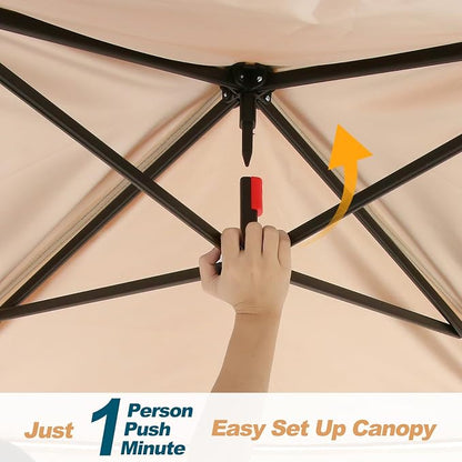 COBIZI 11x11 Pop Up Gazebo Canopy Tent Outdoor Gazebo Waterproof Upgrade Easy - Image 3