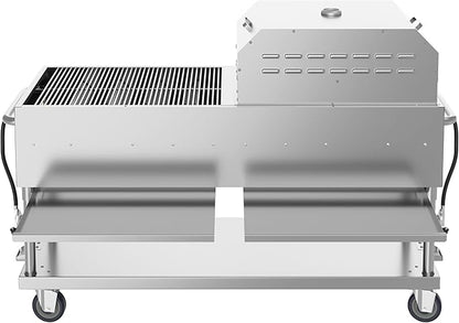 KoolMore 72 in. Commercial Outdoor Propane Gas Grill with 36 in. Pizza Oven, ETL Listed in Stainless-Steel (CGKIT7-P36)