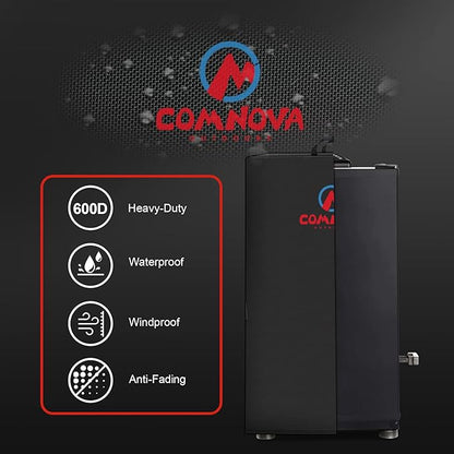 Comnova Electric Smoker Cover 30 Inch - 600D Smoker Covers for Masterbuilt Smokers Heavy Duty Waterproof, Outdoor Vertical Smoker Cover for Masterbuilt, Cuisinart, Dyna-glo, 18" W x 17" D x 33" H