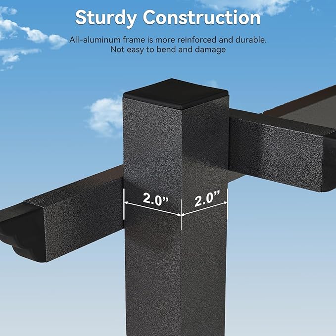 Aoxun 10'x12' Retractable Pergola - Image 4