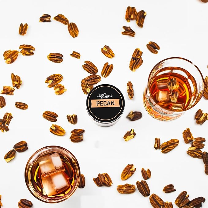 400 Cocktail Smoker Wood Chips - Bold Flavors Big Pack - Pecan, Hickory, Oak, Mesquite - Whiskey Smoker Wood Chips for Bourbon & Cocktail Smoker Kits