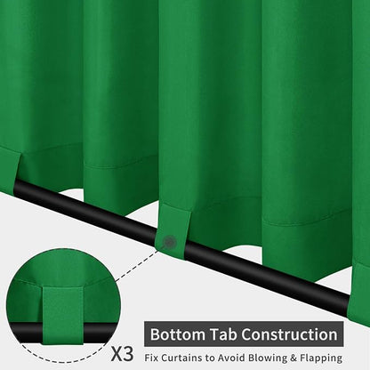 Easy-Going Outdoor Patio Curtains 2 Panels, 54x108 inch, Porch and Pergola - Image 3