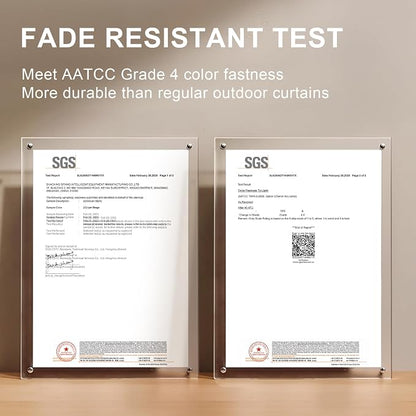 RYB HOME Fade-Resistant Extra Wide Outdoor Curtains - Image 4