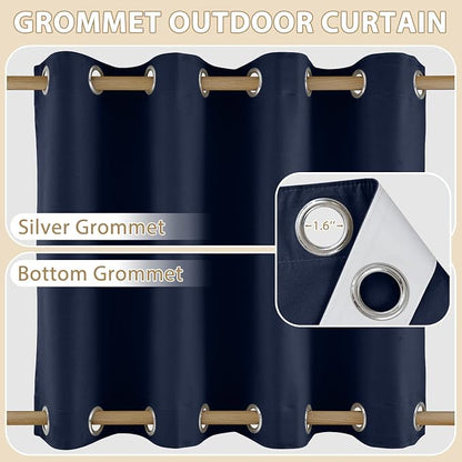 HDCAXKJ Waterproof Outdoor Curtains - Image 3
