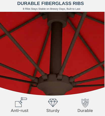 10FT Patio Umbrella, Outdoor Umbrella - Image 3