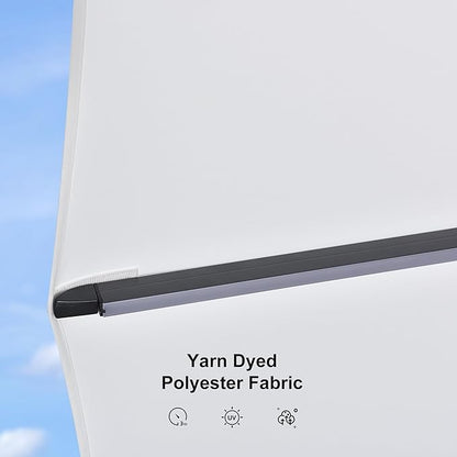 PURPLE LEAF Cantilever Patio Umbrella 10' x 10' - Image 6