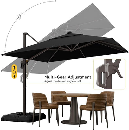 10x10FT Cantilever Outdoor Umbrella - Image 3