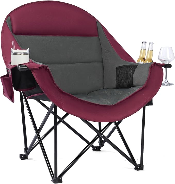 Oversized Camping Chairs for Adults by PUVASIA