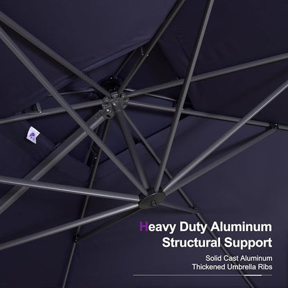PURPLE LEAF Cantilever Umbrella - Image 7