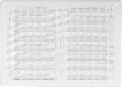 Repa Market 10" x 7.5" Inch (Outer Dimensions) White Air Vent Cover - Steel Return Air Grilles - for Ceiling and Sidewall - HVAC - with Protection Screen (10.23'' x 7.48'' Inch)