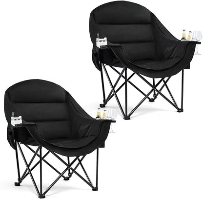 Oversized Camping Chair for Adults 2 Pack by PUVASIA