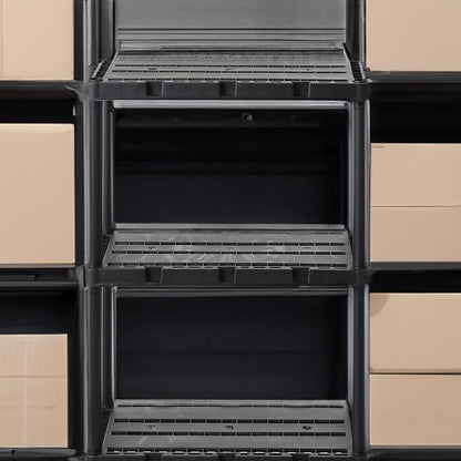 Gracious Living Light Duty Storage Shelves, Knect-A-Shelf 4-Shelf Ventilated - Image 5